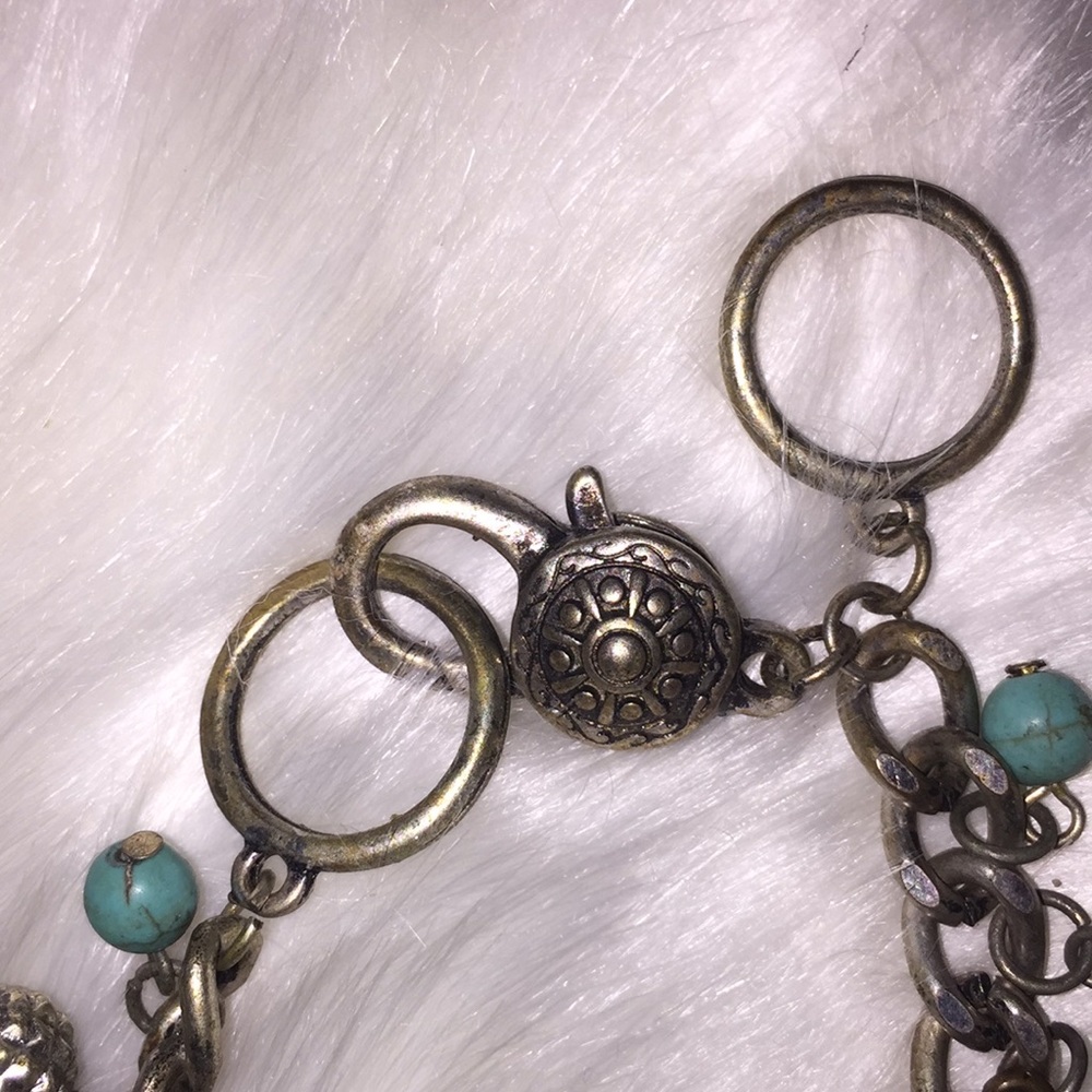Fleur-de-lis necklace/bracelet/earrings - Picture 7 of 8